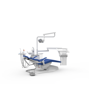 SILVERFOX 8000B-CRS0 LIGHT – Стоматологическая установка с нижней подачей и мягкой обивкой